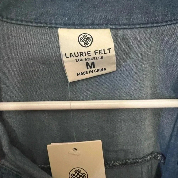 Laurie felt denim dress with tie NWT - Picture 2 of 7